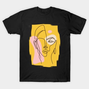Abstract Face T-Shirt